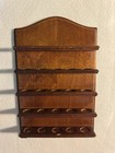 Vintage Thimble Wooden Display Hanging Rack Holds 25