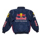 Adult F1 Vintage Racing Jacket  Ebroidered Cotton Padded  red Bull Jacket