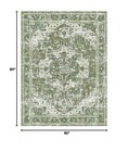 Washable Rugs Living Room Boho Area Rugs Vintage Farmhouse Olive Green 5x7 Ne   