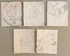 Great Britain 129   1902-1911 King Edward Vii Kevii Stamps   Used   Lot Of 5