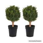 2 Artificial Plant With Ground Spike  Artificial Plant For Indoor Outdoor Home