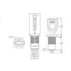 Thtrht 3 Pack Mini Electric Key Switch On-off 2 Position Terminal Onecolor 