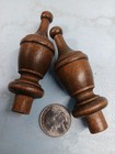 Lot Of 2 Nos Wooden Finials  512