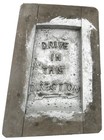 Antique 11  Industrial Foundry Wooden Sign Mold Casting Drive In This Direction