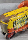 Vintage Marx Tin Lithograph Toy Tractor With Disc And Original Driver