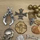 Vintage Metal Jewelry Making Findings Parts   Charms Mixed Lot