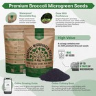 Broccoli Sprouting   Microgreens Seeds - 32 500 Non-gmo Heirloom