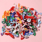 Cute Puppy Dog Small Bowknot Hair Bows yorkie Doggie Bows With Rubber Band 50pc