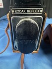 Vintage Kodak Reflex Camera With Leather Case  Lens Cap 620 Film 6x4    Untested