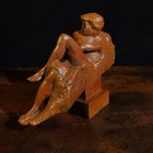 Chinese Pure Bronze 100  Hand-carved  day  Body Art Sculpture Statue