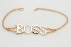Women Gold Metal Boot Chain Anklet Bracelet Shoe Bling Boss Charm Hip Hop Chic
