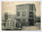 Original  Rare  Boston s Old Long Warf 1886 Photograph