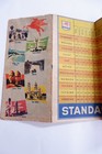 Vintage South Vietnam Saigon Map Mobilgas Station Map Brochure Vietnam War