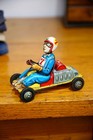 Vintage Go Kart Friction Tin Toy Car Soap Box Derby 1960s Original Japan