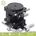 4 Axis Xyzr Manual Trimming Platform Linear Stage Bearing Tuning Sliding Table