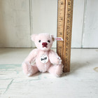 2013 Steiff Club Pink Rose Miniature 4  Mohair Teddy Bear  421273 With Tags