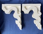 Handmade Pair Wood Corner Gingerbread Corbels Porch Brackets Set Of 2