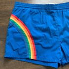 Vtg  80s Rainbow Hawaii Shorts Pacific Beach Yacht Club X-large Magnum Pi Retro