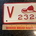 Antique Rhode Island Volunteer Firefighter License Plate Topper Fireman Vtg
