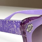 Betsey Johnson Girls Cat Eye Sunglasses Purple Gradient Uv400 Floral R20 120mm