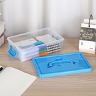 Clear Plastic Storage Box With Lid Stackable Organizer Bin Container 1-pack
