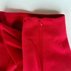 Women   s Red A-line Skirt Medium     Midi Length With Pockets For Comfort