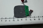 Travel Pouch Bag Handmade Drawstring 3 5 X 4 Inches Geometric Design