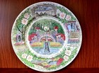 Bellingrath Gardens Staffordshire Souvenir Plate Jonroth Adams Mobile Alabama 