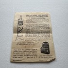 The Lionel Corporation Lionel Train Lubrication Advertising Vintage