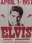 Elvis Presley   Jordanaires Concert Poster Buffalo Ny 1957 Large 12 X 19
