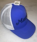 Masters Golf Trucker Hat Cap Raised Letter Blue Snapback Masters Pga Augusta Nwt