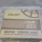Kalart Editor Viewer Eight Vintage Box Manual Tested For Power All 8mm Movies