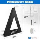 Triangle Hockey Passer Rebounder Heavy Duty Steel Euipment Solo Black 4124