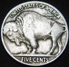 Nice Original Date 1917-p Buffalo Nickel 5   Free Shipping  Kt103eq