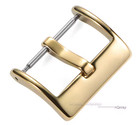 Stainless Steel Watch Band Buckle Matte Polished Clasp Silver Black 16 18 20 22m