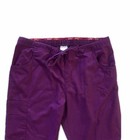 Dickies Scrub Pants Women Size Small Wine Color Medical Uniform Work Nurse