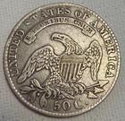 1829 Capped Bust Half Dollar - Problem Free   - Choice Vf