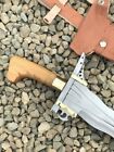Custom Handmade Moro Kris Philippines Sword With Leather Sheath