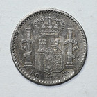 1896 Spanish Puerto Rico 5 Five Centavos 5c Nice Au Condition Scarce 