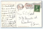 1910 Trolley Car Railroad Arch Main Street Springfield Massachusetts Ma Postcard