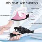 Mini Craft Iron pink Mini Heat Press Machine Small Iron Portable Travel Handy He