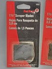 Lot Of 2 Packs Of 2 Blade Red Devil 3062 1-    Scraper Blades Fits Scraper 3040
