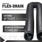 Expandable Flex Drain Downspout Extension 4  8ft Rain Pipe Spout Gutter Flexible