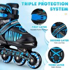 Adjustable Inline Skates For Kids Ages 4-12  Beginner Inline Skates For Girls   