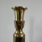 Vintage Brass Candlestick Holder Mcm 18  Tall Large Heavy Made In Japan