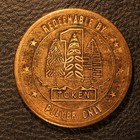 Lot  42  Nevada Club Lodge  1 Casino Chip Copper Lake Tahoe Reno 1960 s  Lvb3 71
