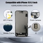 For Iphone 15 Oled Premium Display Touch Screen Replacement Digitizer Assembly
