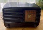 Vintage Philco Transit Tube Radio Deco Bakelite Am Radio Antique 1940s As Is