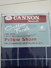 Vintage Cannon Monticello Pillow Sham Navy Red Green White Squares 20  X 26    New