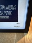 Jaws Original 1975 One Sheet Movie Poster Linen Backed   Framed  Pick Up Only 
